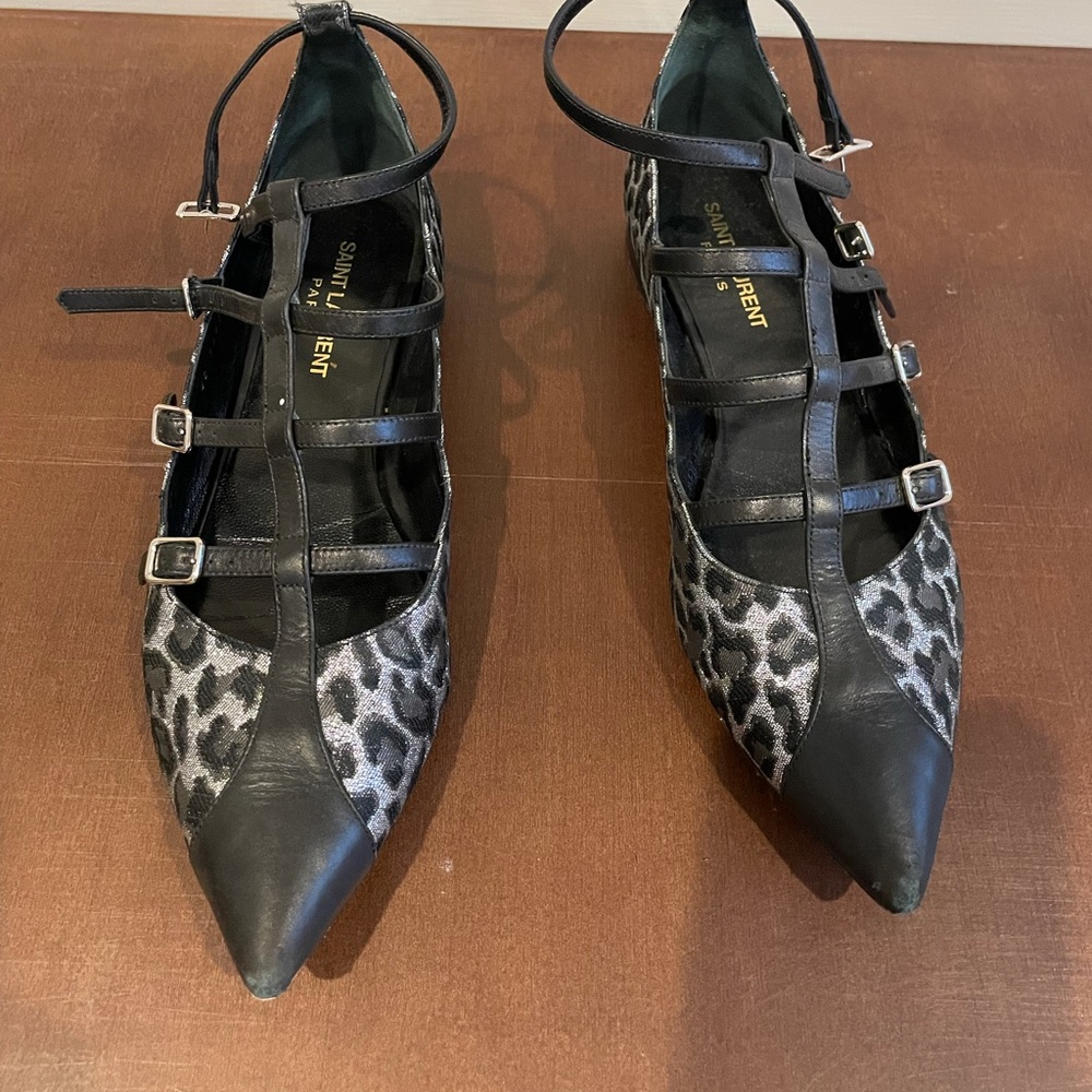 Stylish and funky Saint Laurent flats